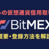 【信用取引所】Bitmex（ビットメックス）の概要・登録方法をわかりやすく解説