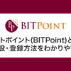 ビットポイント(BITPoint)とは？口座開設・登録方法をわかりやすく解説